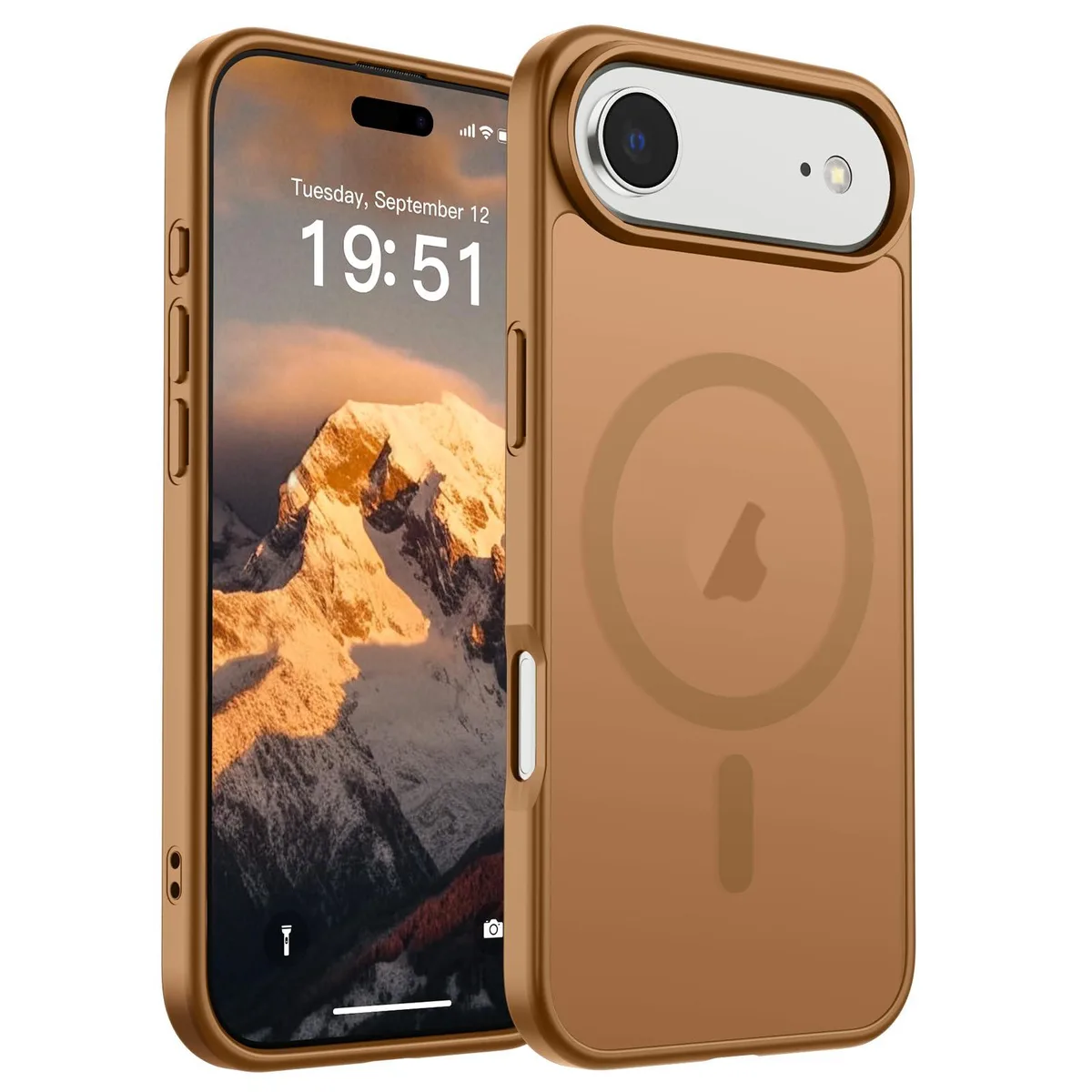 KEHIPI KEHIPI Magnetic iPhone Air Case MagSafe 10 ft Drop Brown — product photo