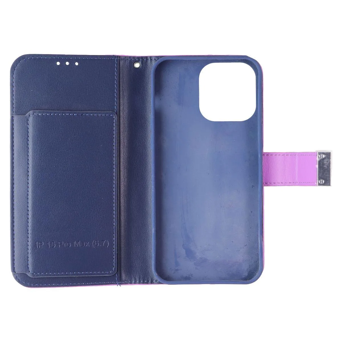 MYBAT PRO MYBAT PRO MyJacket Xtra Wallet Case for iPhone 15 Pro Max Purple — product photo