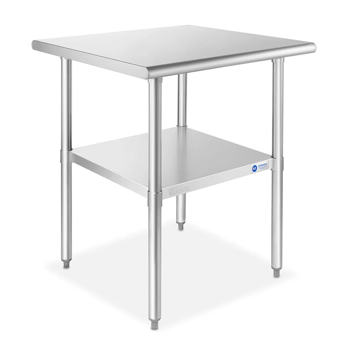 Gridmann Gridmann 24 x 24 in Stainless Steel Work Table with Undershelf — product photo