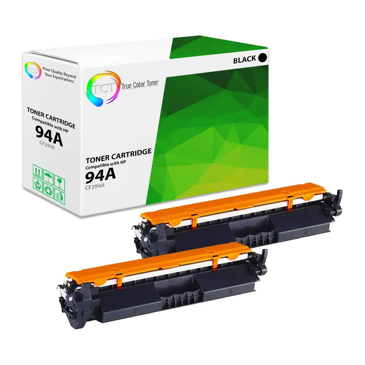 True Color Toner True Color Toner CF294A 2 Pack Black Toner Cartridge — product photo
