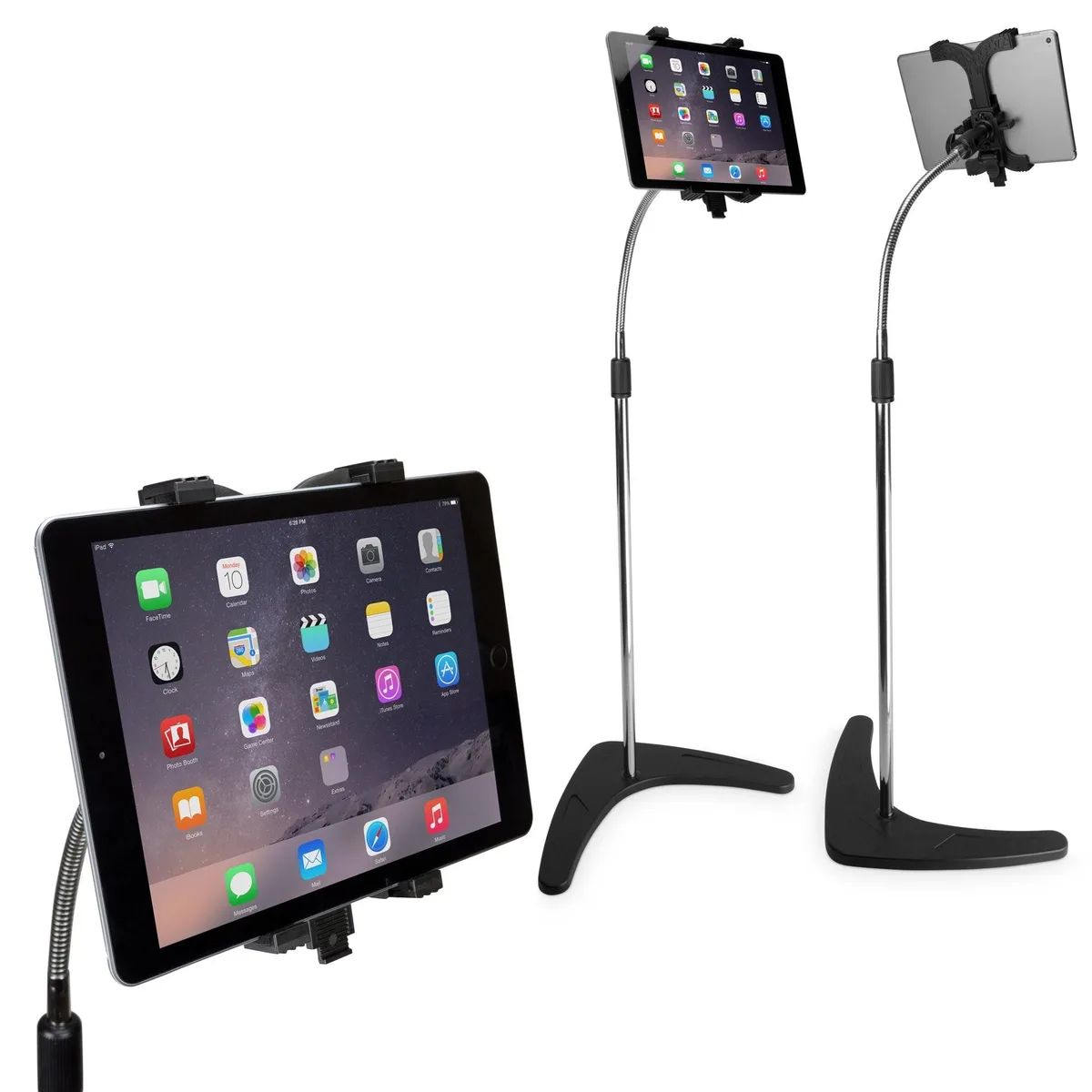 Boxwave BoxWave Vantage Gooseneck Floor Stand for Samsung Galaxy Note Pro 12.2 in 2 in 1 accessory — product photo