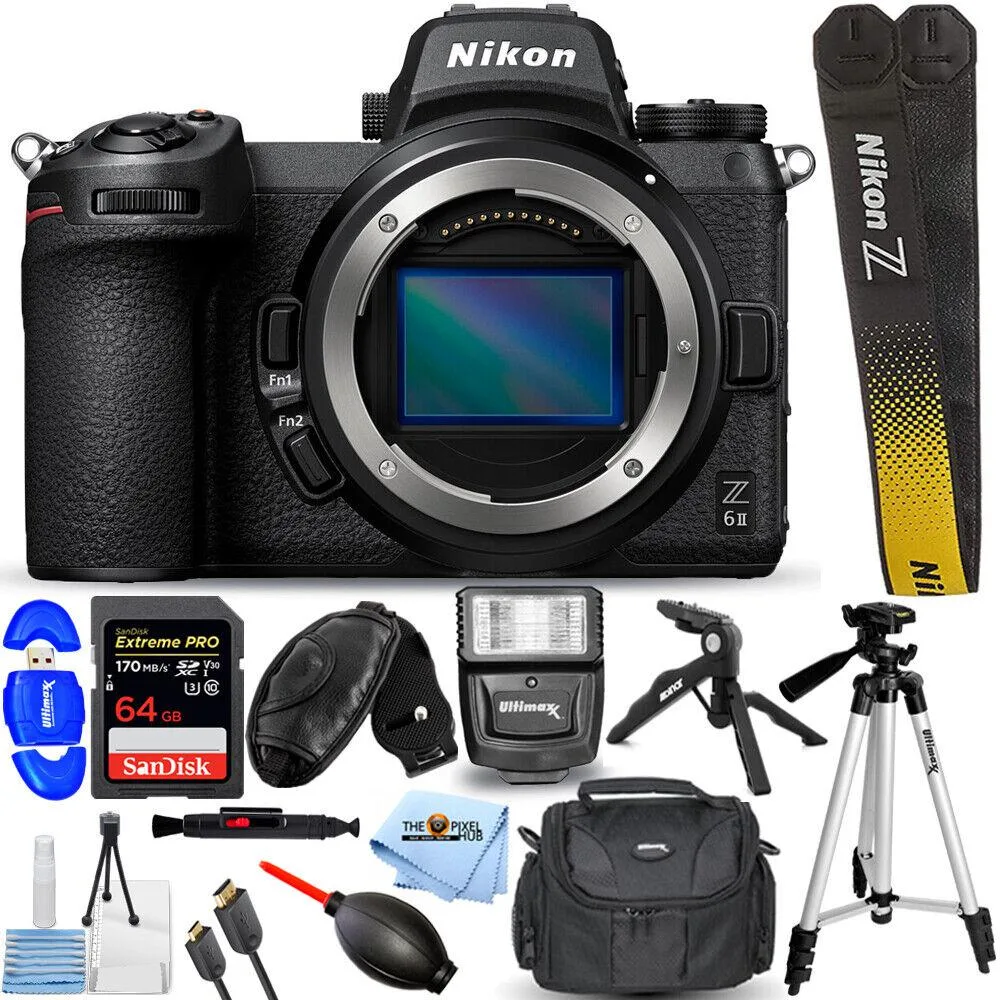 Nikon Global Nikon Z 6II Mirrorless Camera Body Kit 64GB Flash 1659 — product photo