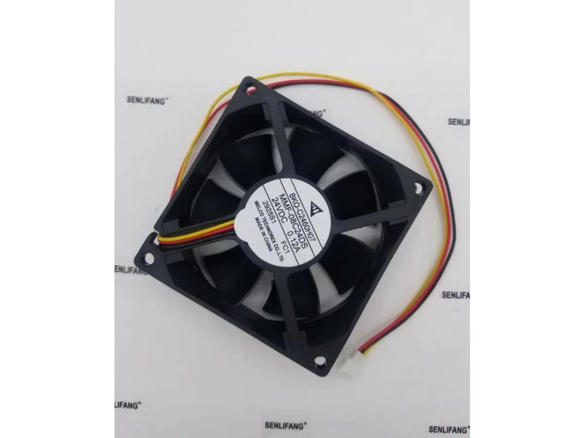 Fans Fans 80x80x25mm 24V 0.12A 3-wire case fan — product photo