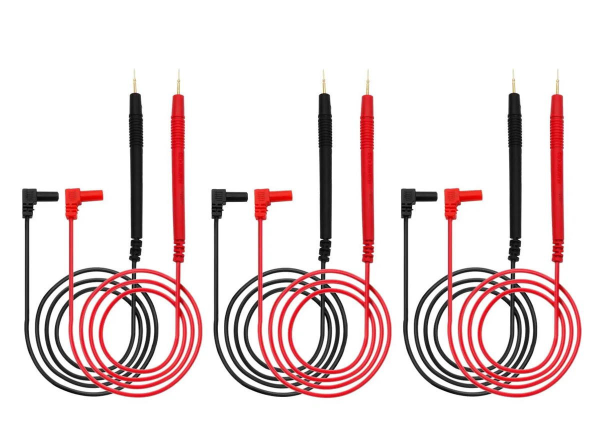 BFKK BFKK 3 Flexible Multimeter Test Lead Kit CAT III 1000V 10A 33.46in — product photo