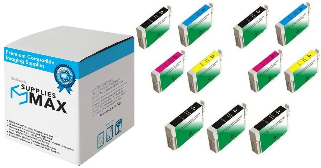 SuppliesMax SuppliesMax T126120-5B2CS Inkjet Combo Pack 5BK 2CMY 740 pages — product photo