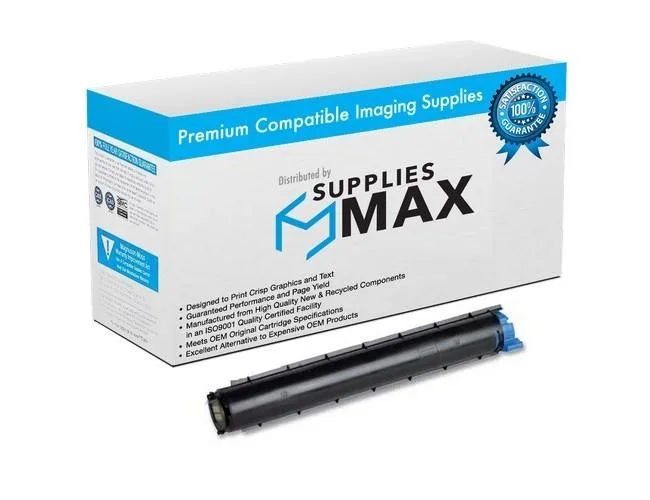 SuppliesMax SuppliesMax OKI43640301 Black Toner Cartridge 2000 Pages — product photo