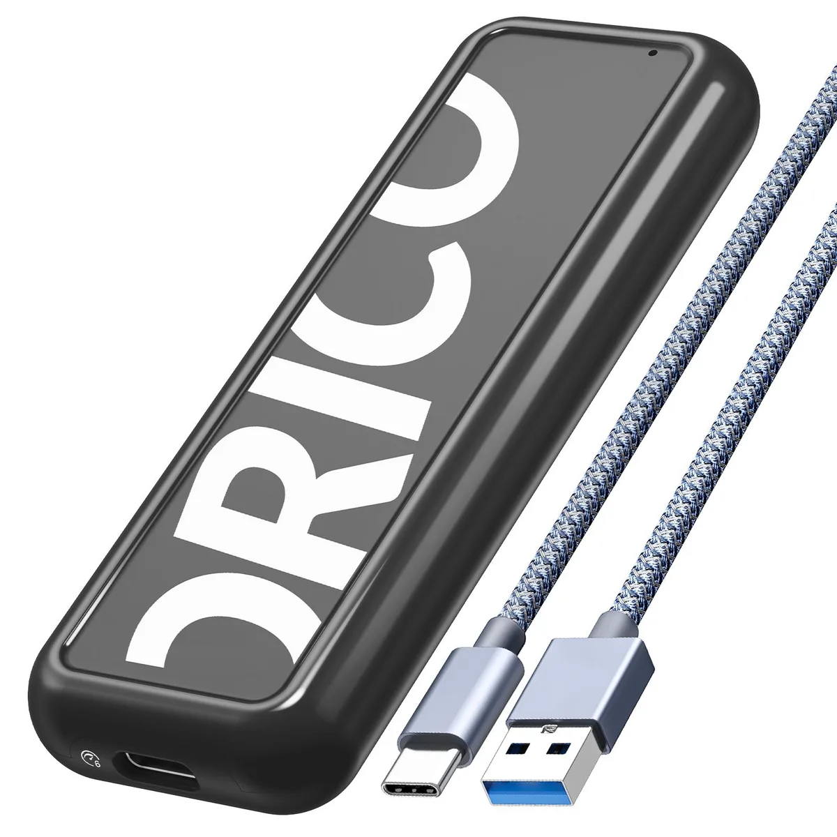 Orico Orico M.2 SATA SSD Enclosure USB 3.1 Gen 2 Type-C 6Gbps B-Key/M+B-Key NGFF 2230/2242/2260/2280 Black — product photo