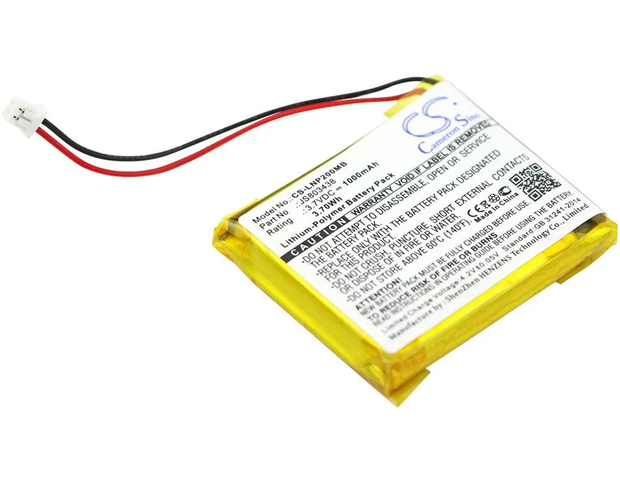 Cameron &amp; Co Cameron &amp; Co DS-CS-LNP200MB Li-Polymer Battery 3.7V 1000mAh 3.70Wh Black surveillance accessory — product photo