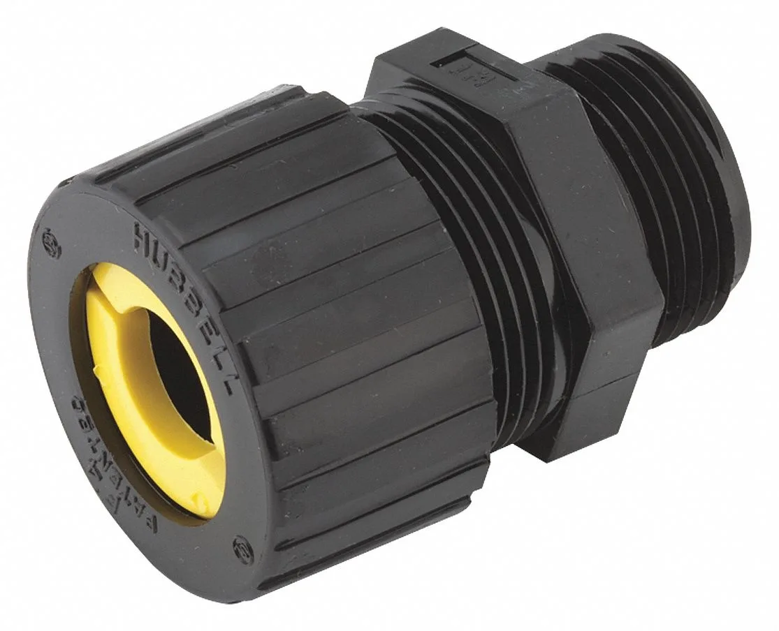 Hubbell Incorporated Hubbell Incorporated Raco 4704-3 wire cap connector .63-.75 in cord 1 in MNPT 1.75 in length — product photo