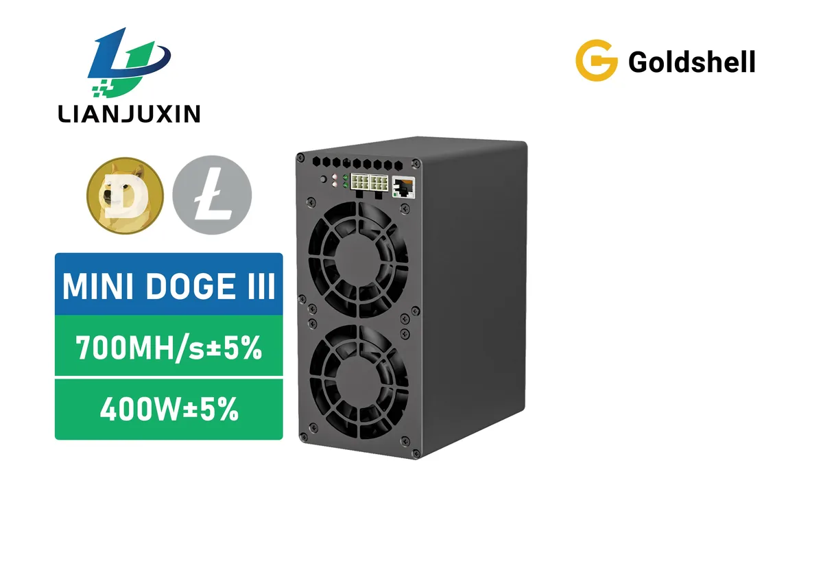 Goldshell Goldshell Mini Doge III 700 MH/s 400 W mining hardware — product photo