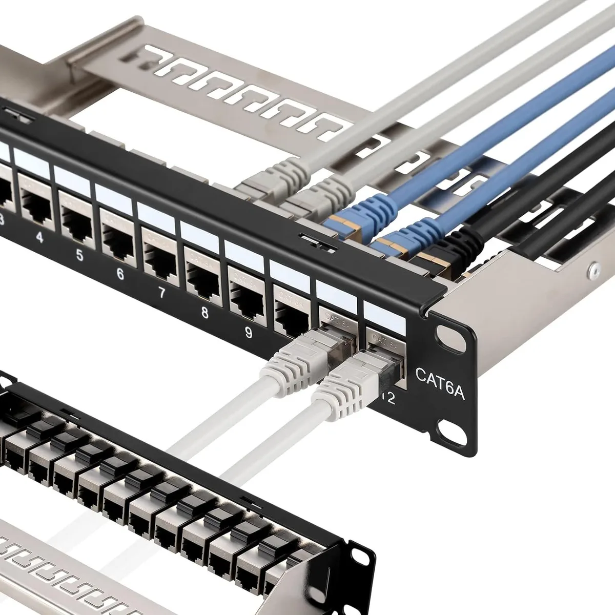 CELUX CELUX 10 Inch 12 Port Cat6A Patch Panel 1U — product photo