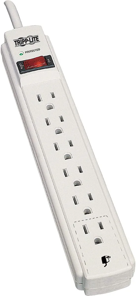 Tripp Lite Tripp Lite TLP615 surge protector 6 outlets 15 ft 790 joules — product photo