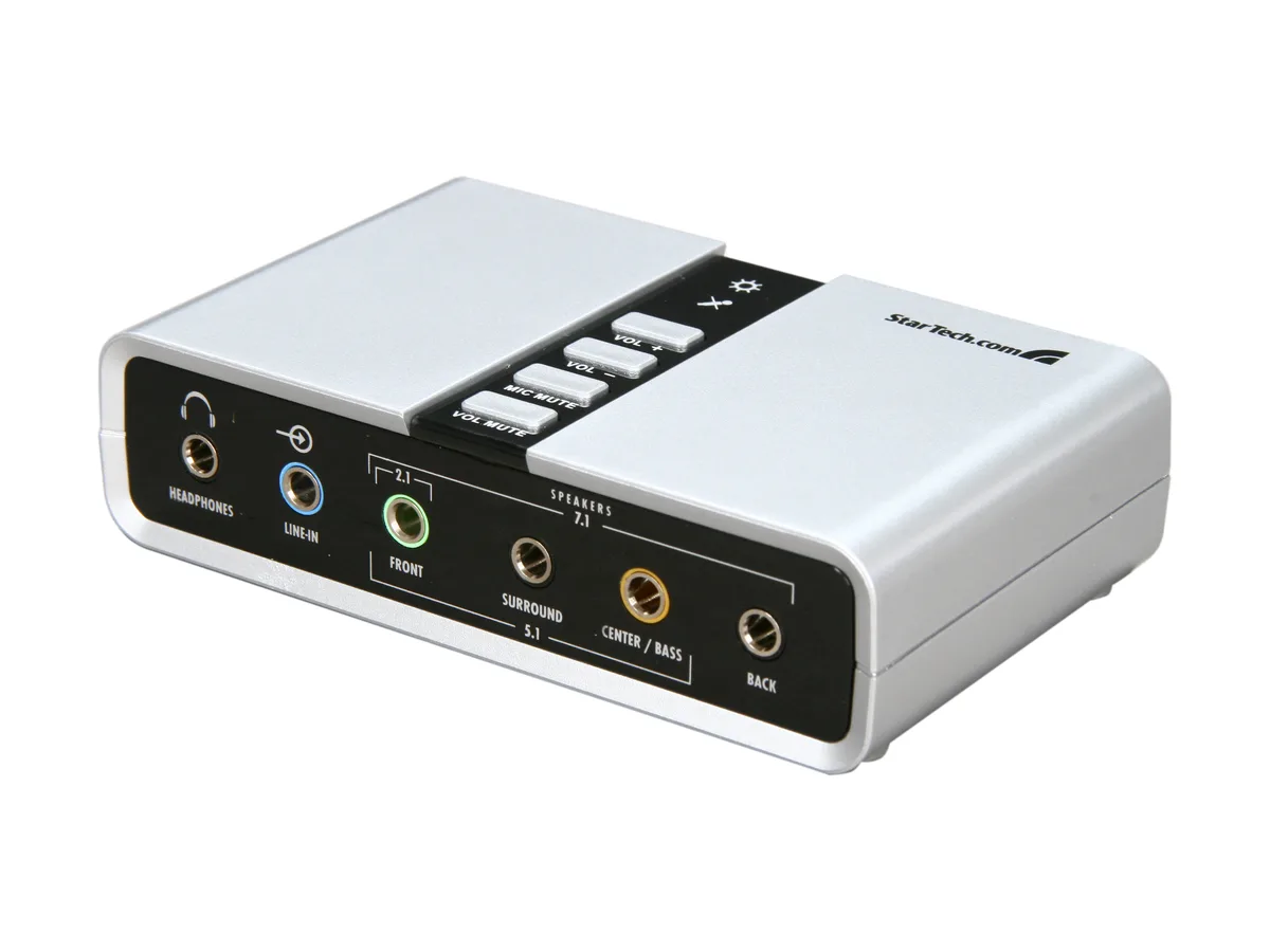 STARTECH STARTECH ICUSBAUDIO7D 7.1 USB sound card — product photo