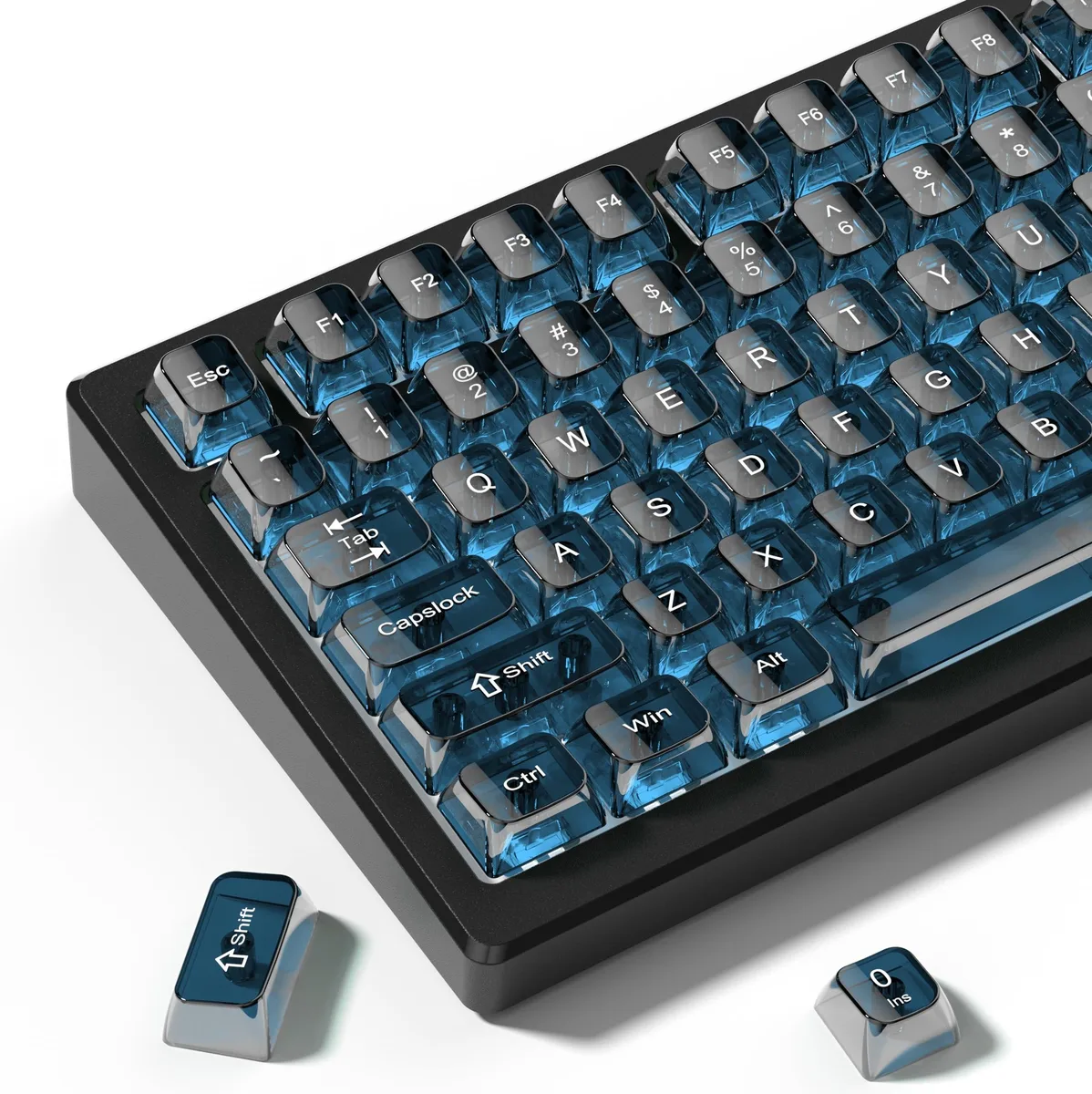 Womier Womier Haze Blue MDA Keycaps 115-key 60 65 75 96 100% keyboard accessory — product photo