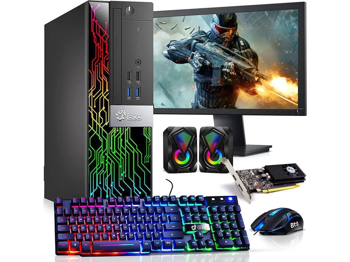 BTO BTO OptiPlex BX2 Gaming PC i5-7500 16GB 512GB GT 1030 22" Monitor — product photo
