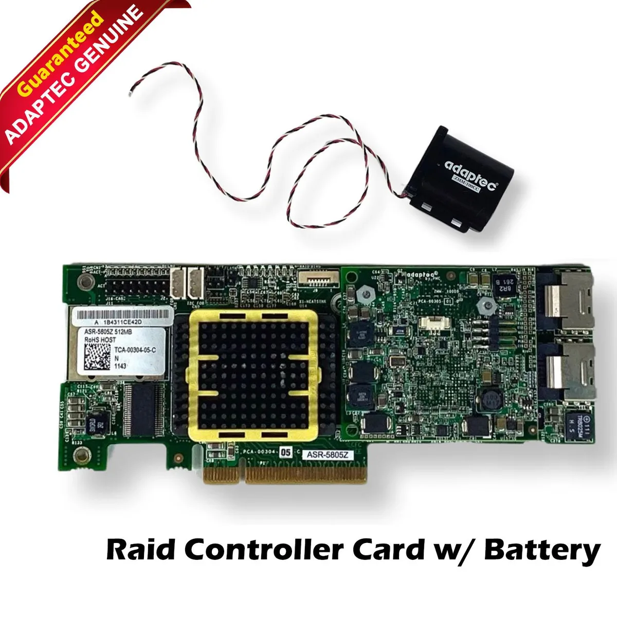 Adaptec Adaptec ASR-5805Z RAID controller 512MB BBU — product photo