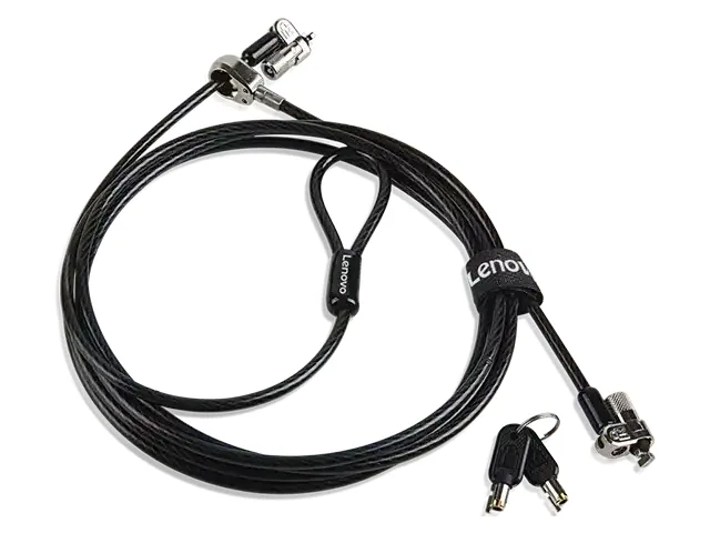 Lenovo MicroSaver 2.0 twin cable lock with two lock heads