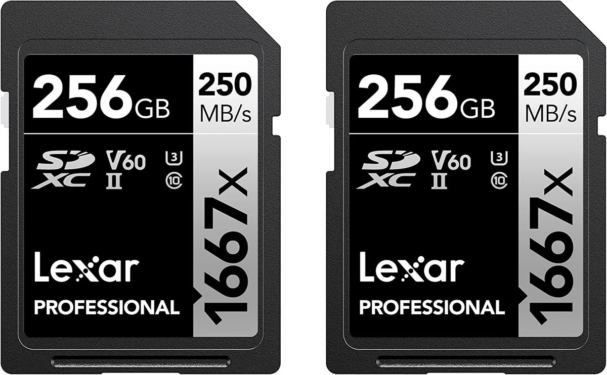 Lexar Lexar LXRLSD1667256G-B2NNU 256GB UHS-II memory card — product photo