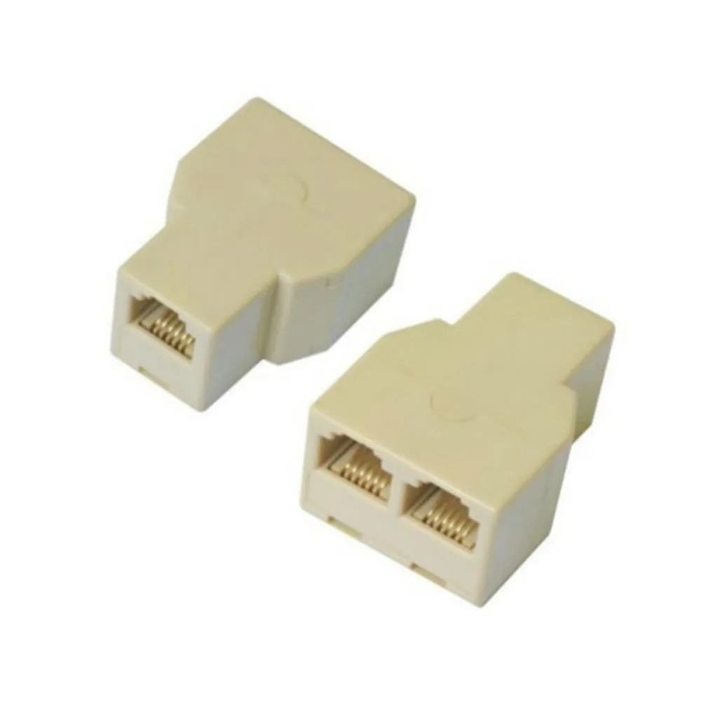 Ruth's sister Ruth's sister RJ45 Splitter Connector CAT5 LAN Ethernet Adapter 8P8C Network Extender Plug Coupler XFN0112 — product photo