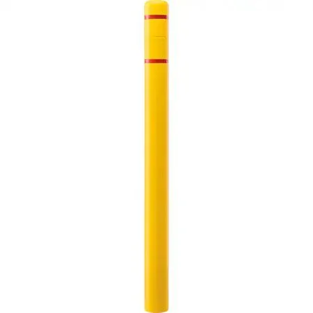 Global Industrial Global Industrial 708407YR Bollard Post Sleeve 64H Yellow Red — product photo