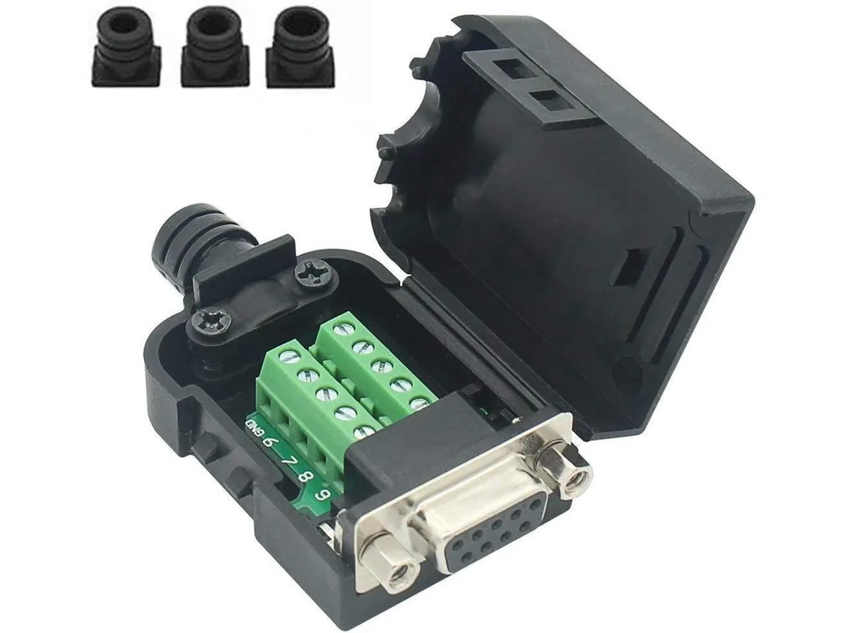 BONAEVER BONAEVER DB9 RS232 D-SUB Serial Adapter with Case — product photo