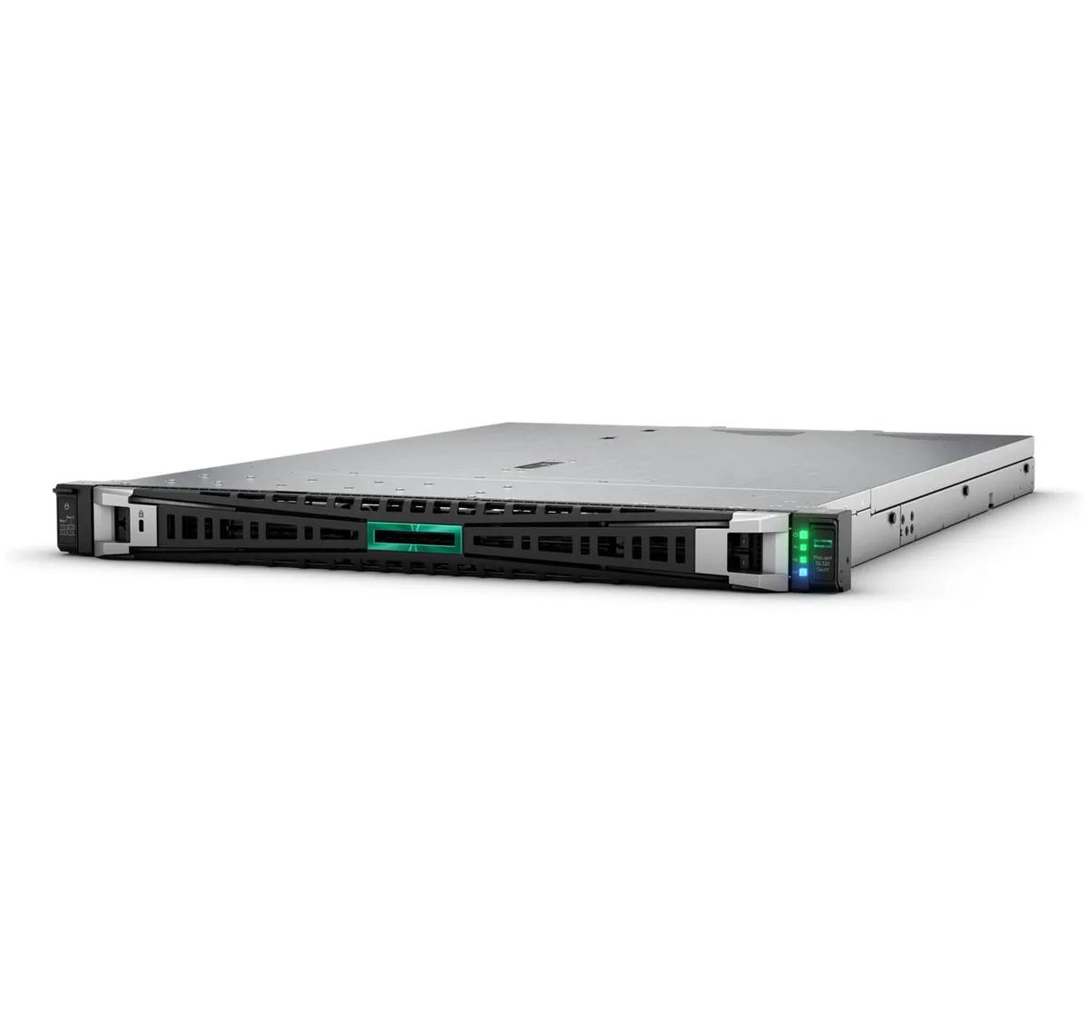 HPE HPE ProLiant DL320 Gen11 1U rack server 1× Xeon Bronze 3408U 1.80 GHz 16 GB DDR5 P57686-B21 — product photo