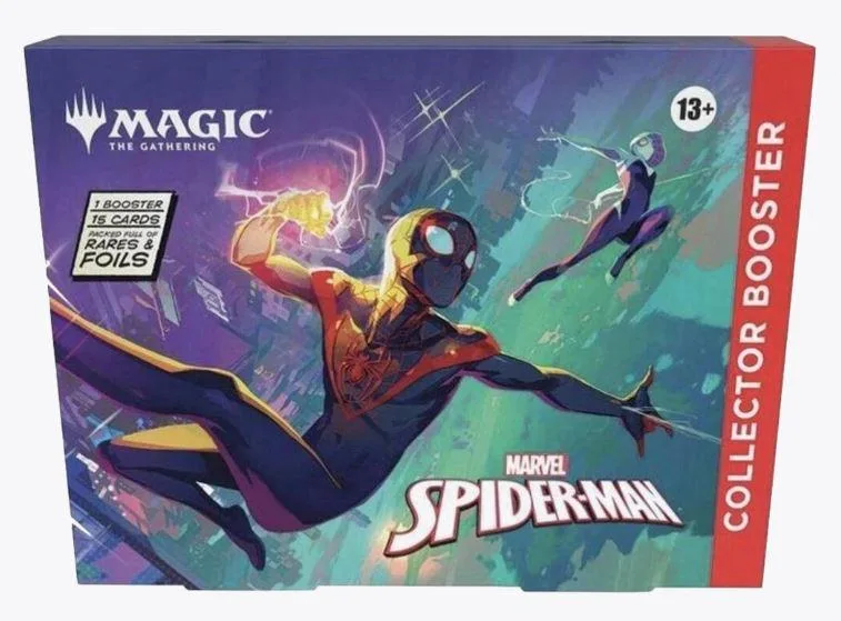 WIZARDS OF THE COAST WIZARDS OF THE COAST Marvel's Spider-Man Collector Booster Omega Pack trading card — product photo