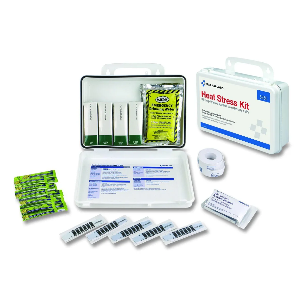 First Aid Only First Aid Only Heat Stress Kit 26 Piece Plastic Case 5250 — product photo
