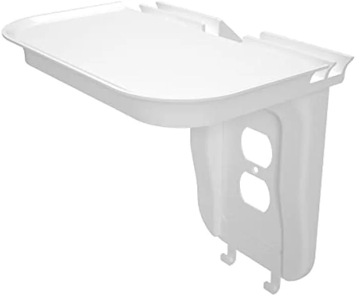 TAURKENAM TAURKENAM Wall Outlet Shelf 20lbs power adapter — product photo