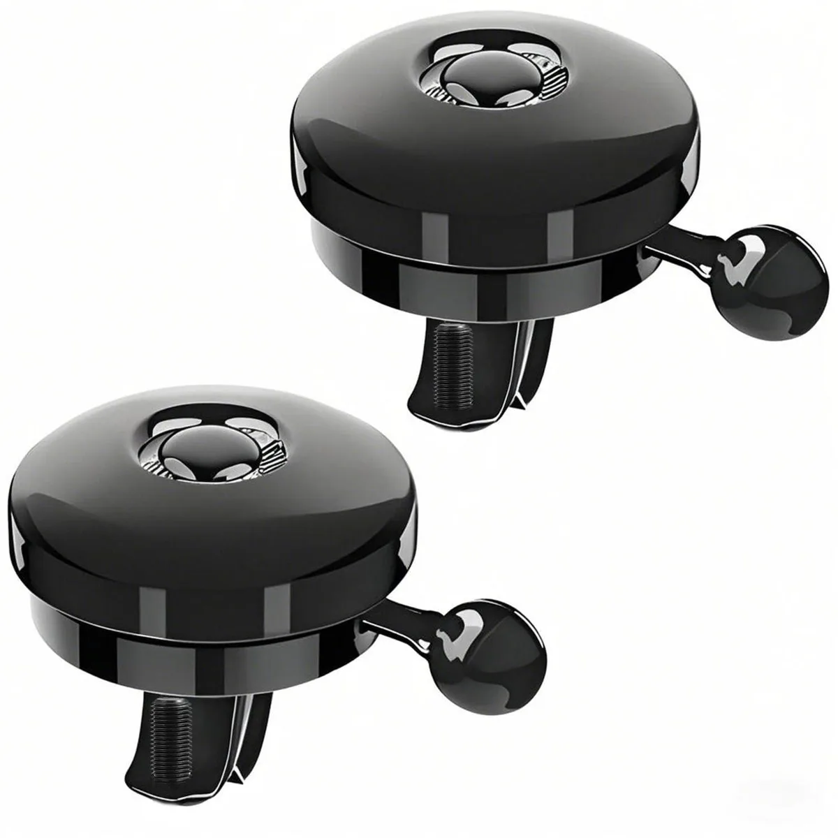  Hollywood Racks Bike Bells Silver Metal 2 Pack — product photo