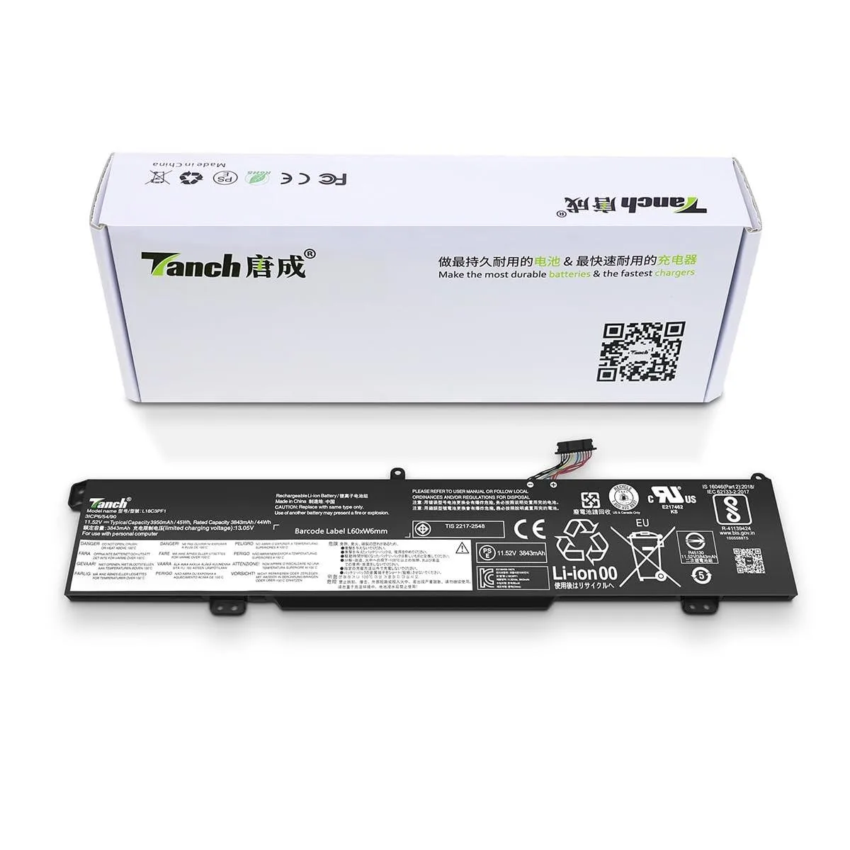 GSM Outdoors GSM Outdoors 11.52V 3950mAh 45Wh Battery for Lenovo Ideapad L340 15 17 — product photo