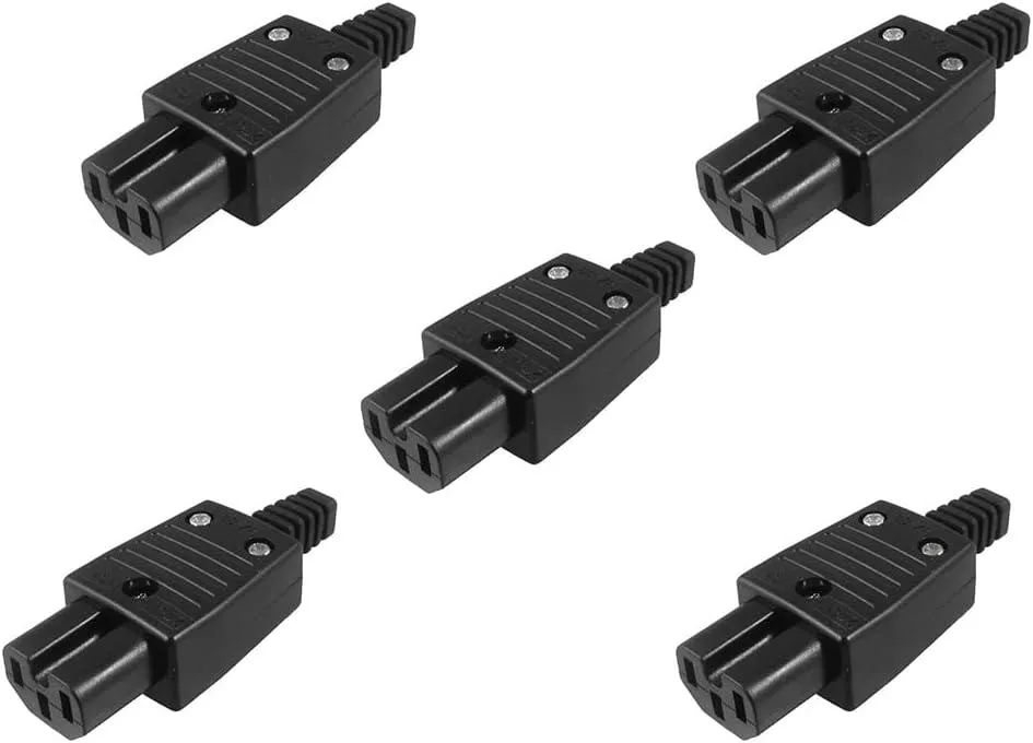 TeKit TeKit IEC320 C15 Female Power Adapter 5 Pack 10A 250V — product photo