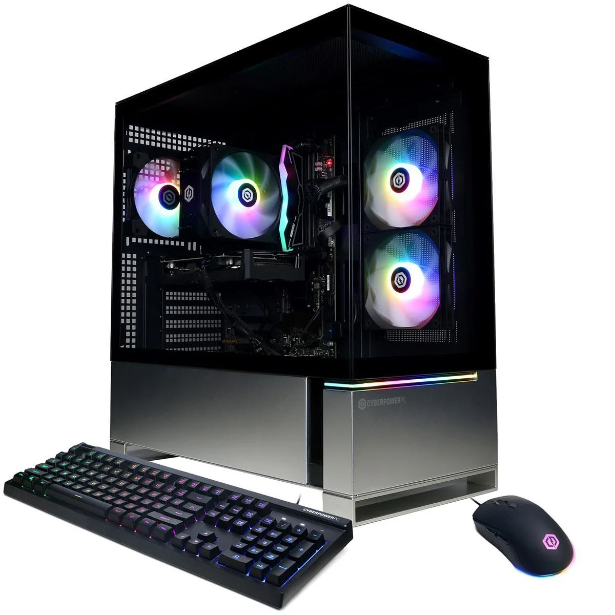 CyberpowerPC CyberpowerPC Gamer Master Gaming PC AMD Ryzen 7 8700F 4.1GHz 16GB 1TB NVMe RTX 5060 8GB Black — product photo