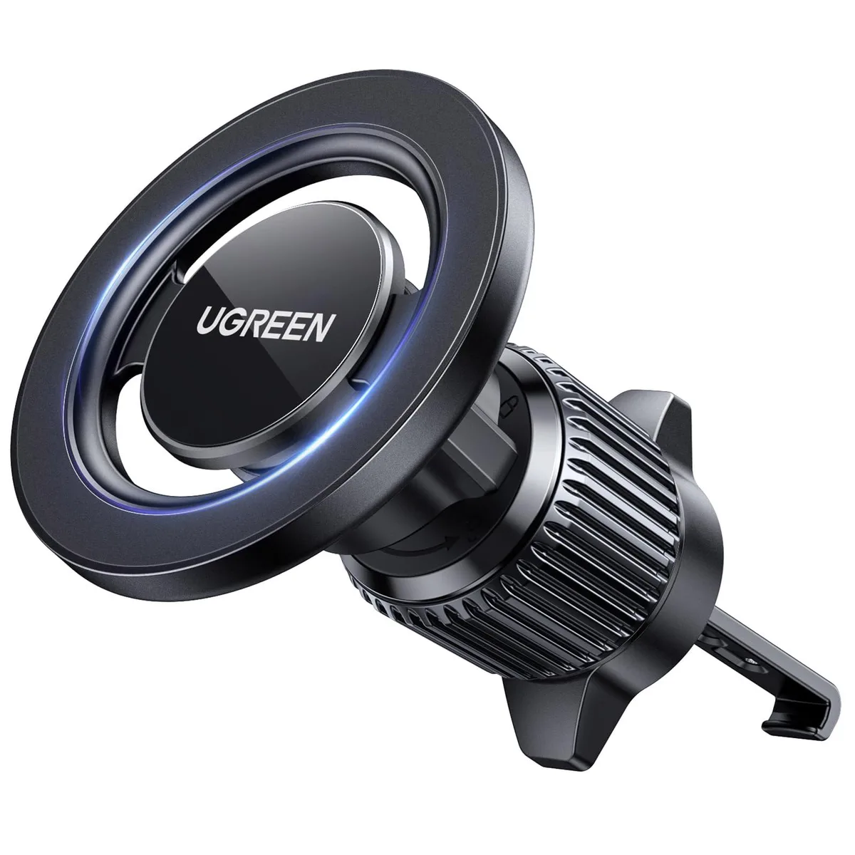 Black MagSafe vent mount with adjustable magnetic head