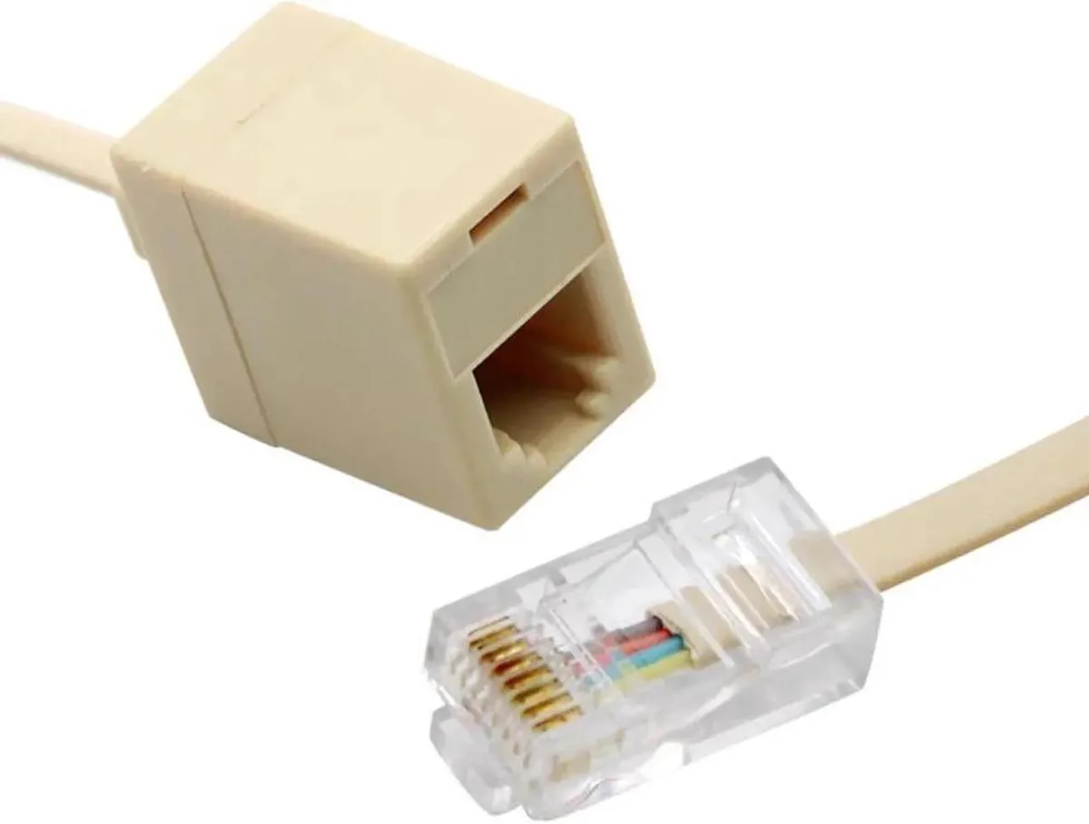 Vszerda Vszerda RJ45 Male to RJ11 6P4C Female Adapter 20cm — product photo