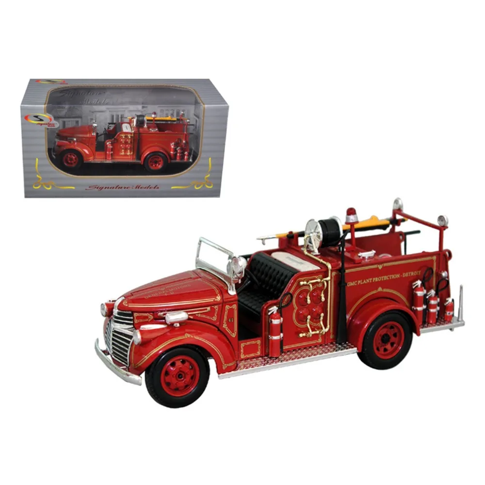 Signature Models Signature Models 1941 GMC Fire Engine Truck Red 1/32 Diecast Vehicle — product photo