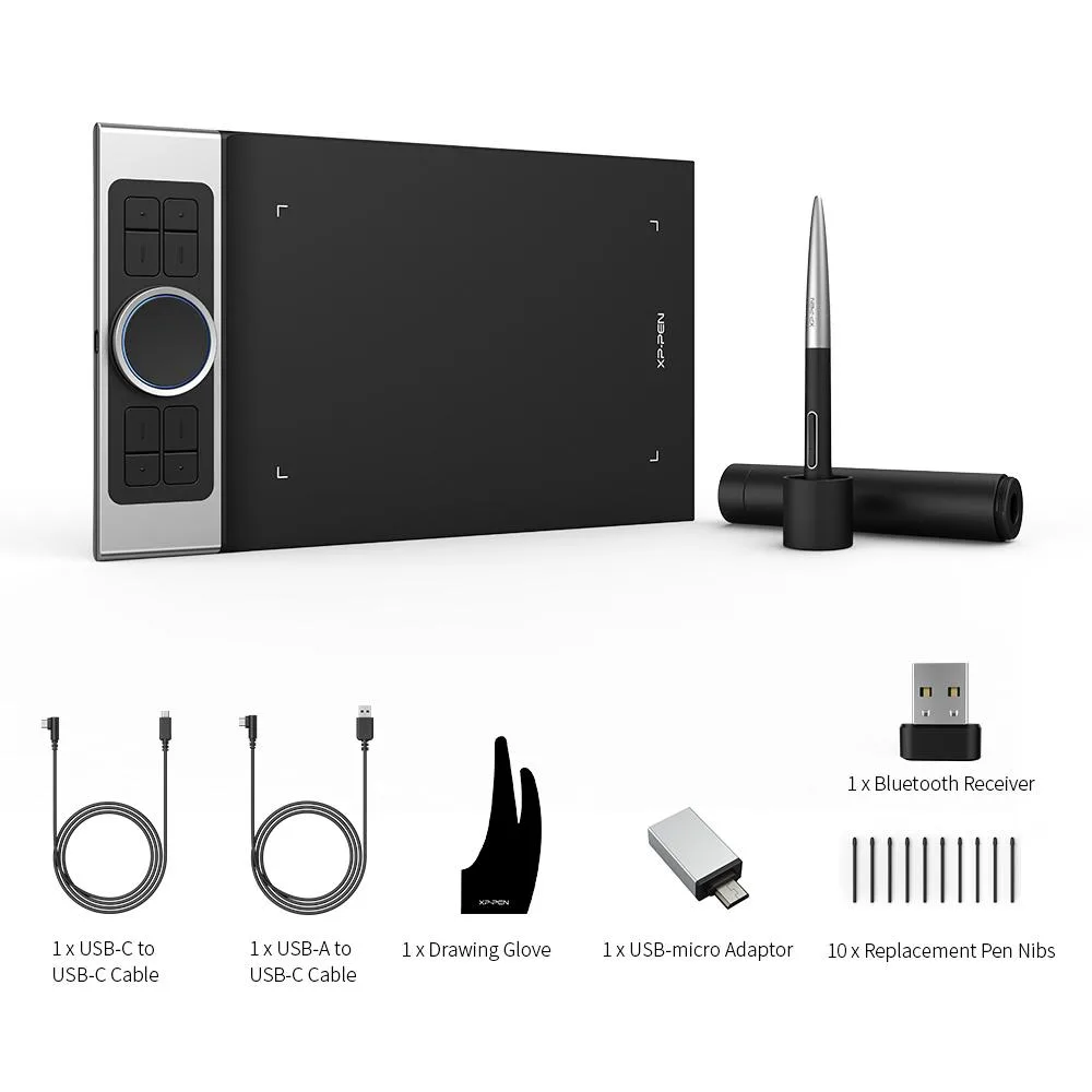 XP Pen XP Pen Deco Pro MW 11x6in graphics tablet 8192 levels Bluetooth 5.0 — product photo