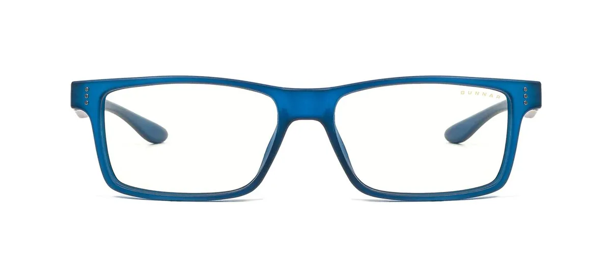 Gunnar Optiks, LLC. Gunnar Cruz Computer Glasses Navy Frame Clear Lens 35% Blue Light CRU-08609 — product photo
