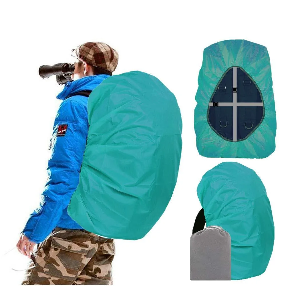 Lake blue waterproof backpack rain cover small size for 15-25L packs