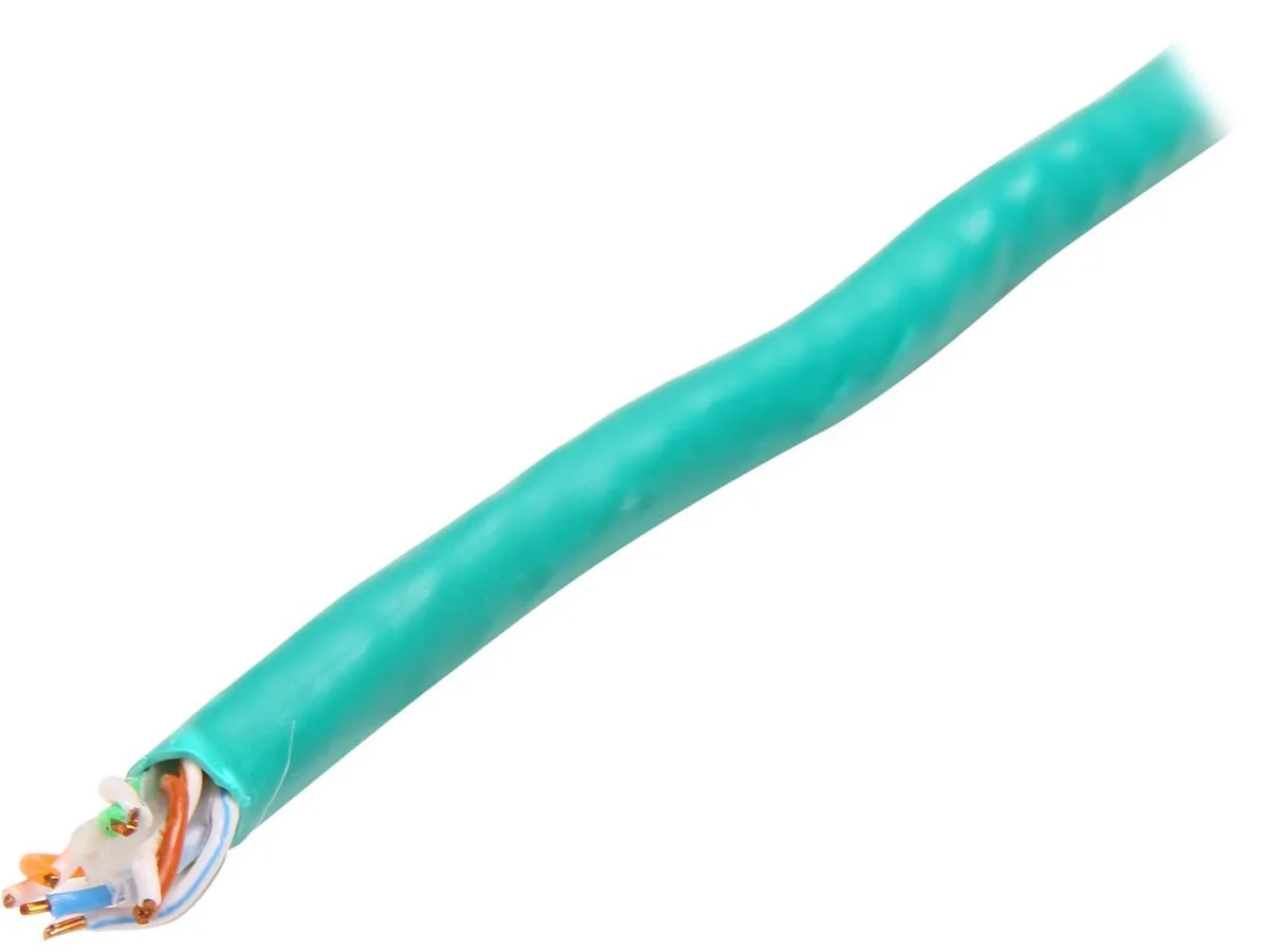 sakose sakose C6E-1000G Cat 6 Green Bulk Cable 1000 ft — product photo