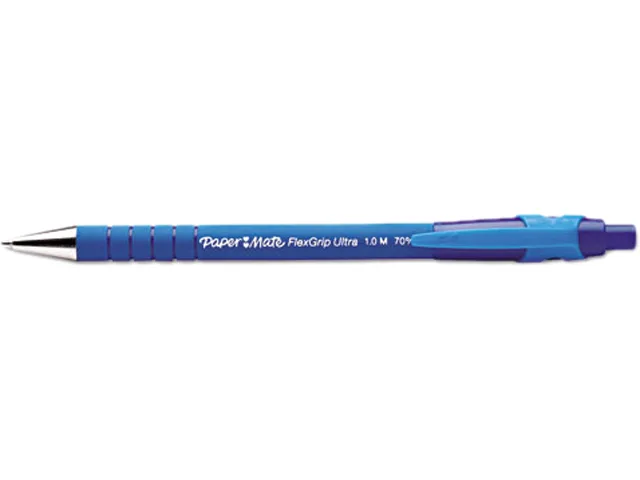 Paper Mate Paper Mate 9510131 FlexGrip Ultra Ballpoint Pen Blue Medium Dozen — product photo