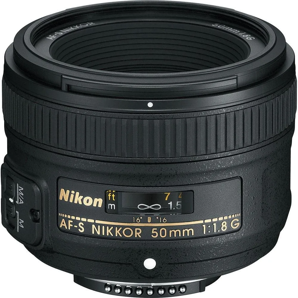 Nikon International Nikon AF-S NIKKOR 50mm f/1.8G camcorder lens — product photo