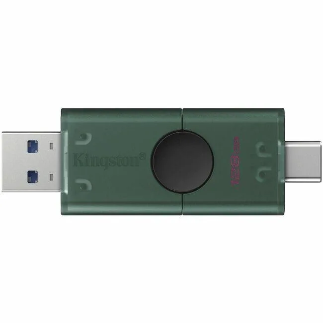 Kingston Technology Corp. Kingston DataTraveler Duo 128 GB USB 3.2 Type A + Type C card reader — product photo
