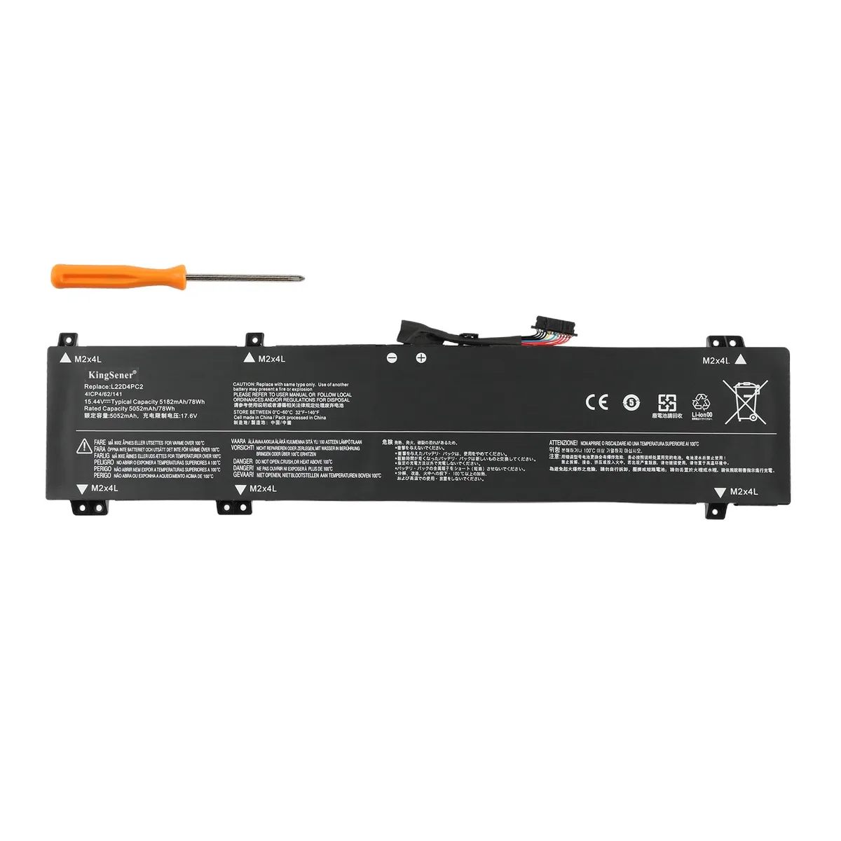 KingSener KingSener L22D4PC2 laptop battery 15.44V 5182mAh 78Wh — product photo