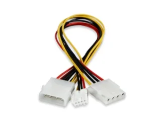 iStarUSA Inc. iStarUSA Inc. Molex to 1 Molex and 1 Floppy Y-cable internal power cable — product photo
