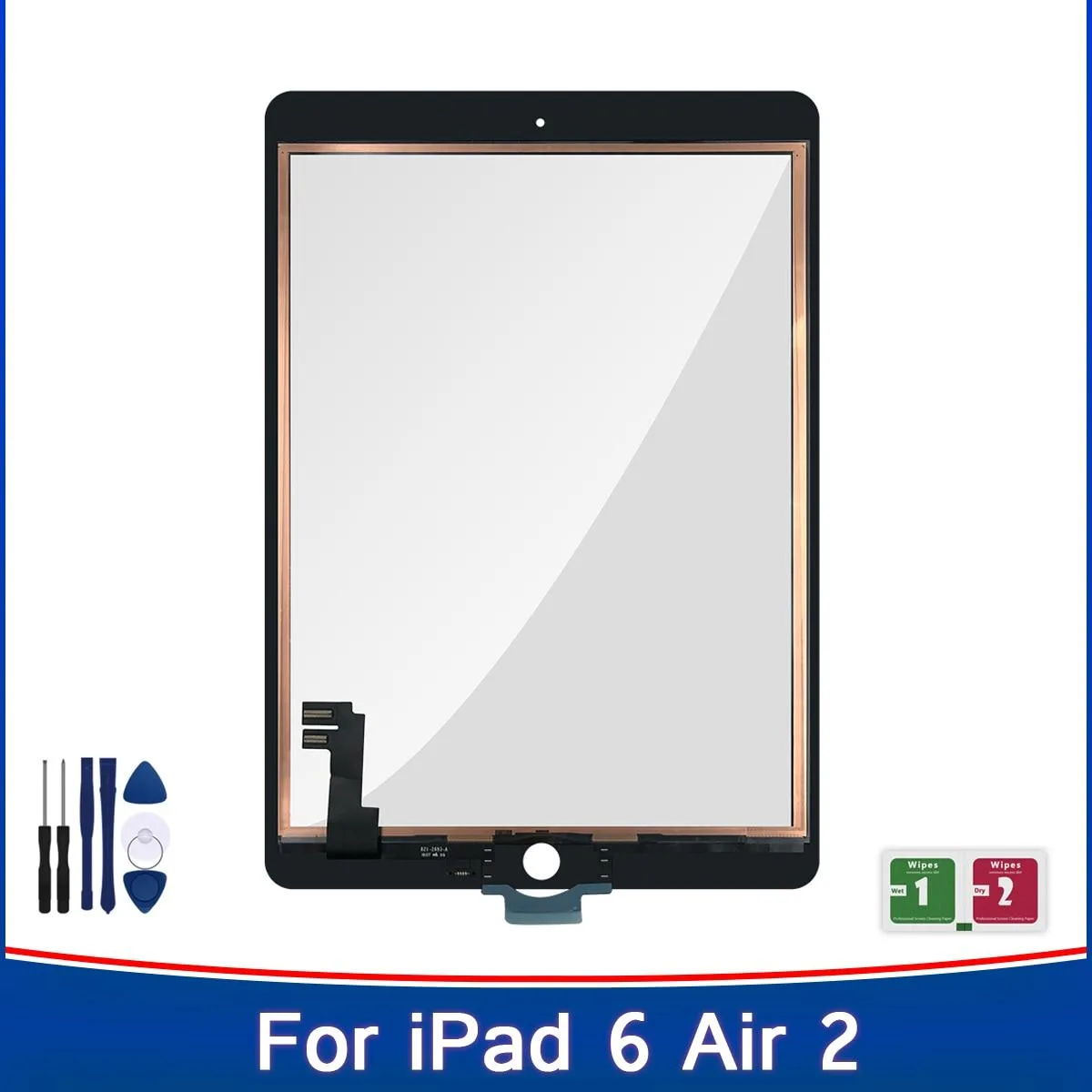 WMtec WMtec iPad Air 2 Touch Screen Digitizer A1566 A1567 White — product photo