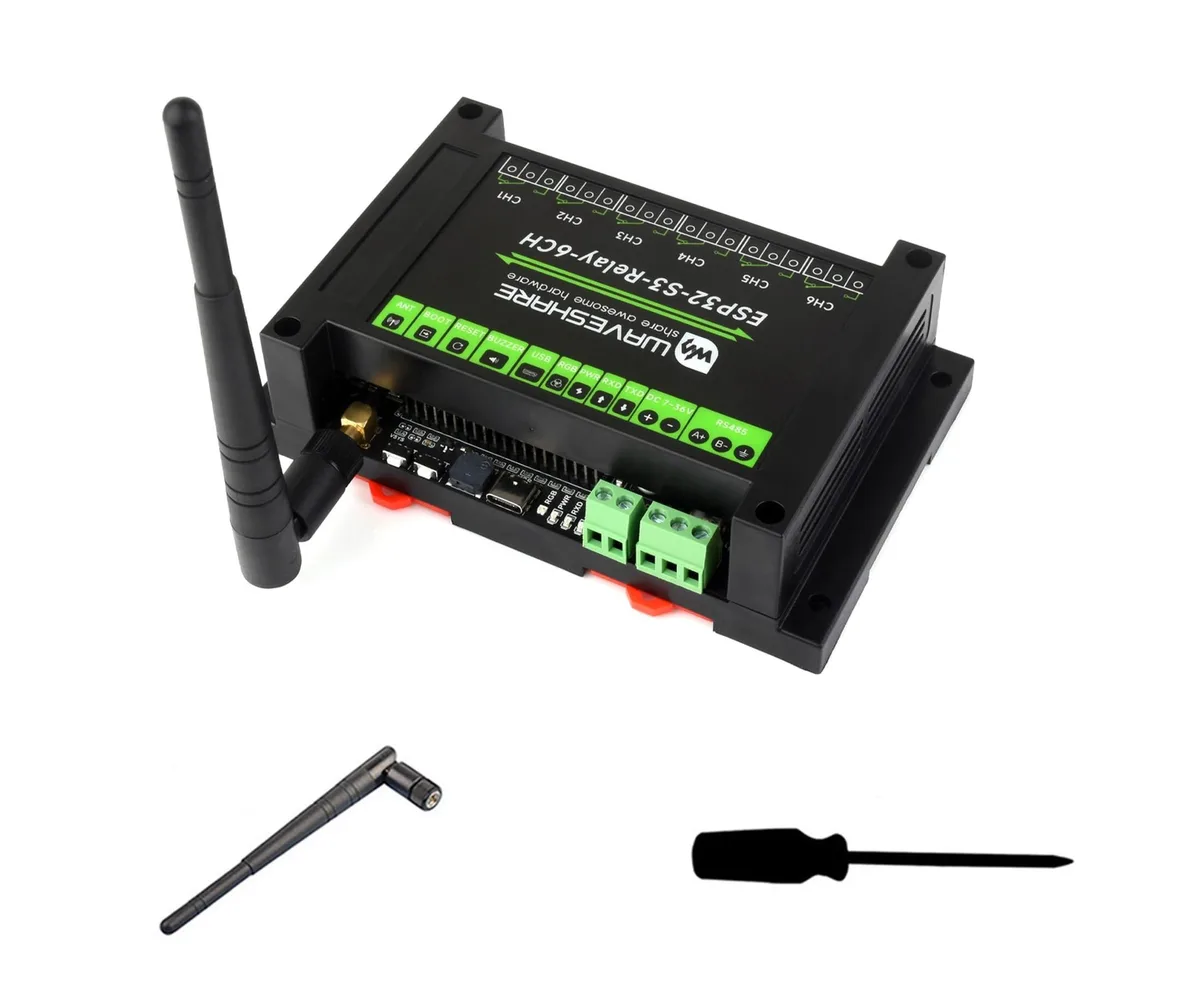 BoYata BoYata ESP32-S3 6-Channel WiFi Relay Module 2 in 1 accessory — product photo
