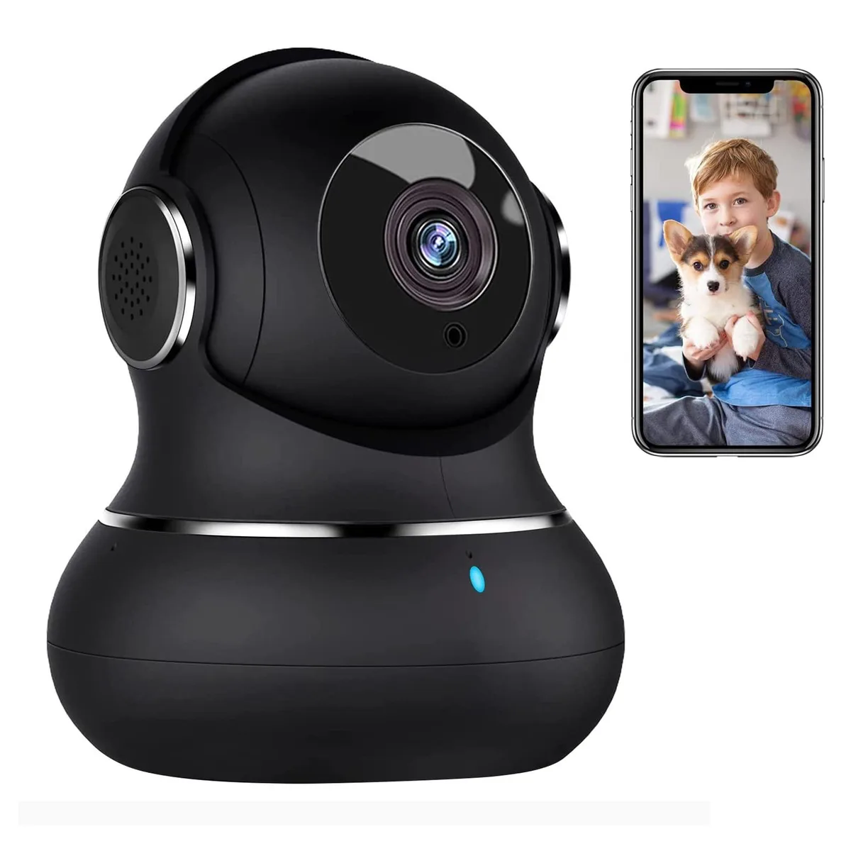 Clover LF-P1t 2K Wireless Surveillance 360° 2.4GHz 33ft Night Vision — product photo