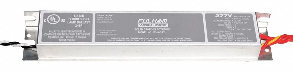 Fulham Fulham WH6-277-L 5-140W 1-4 Lamps Electronic Ballast 277V — product photo