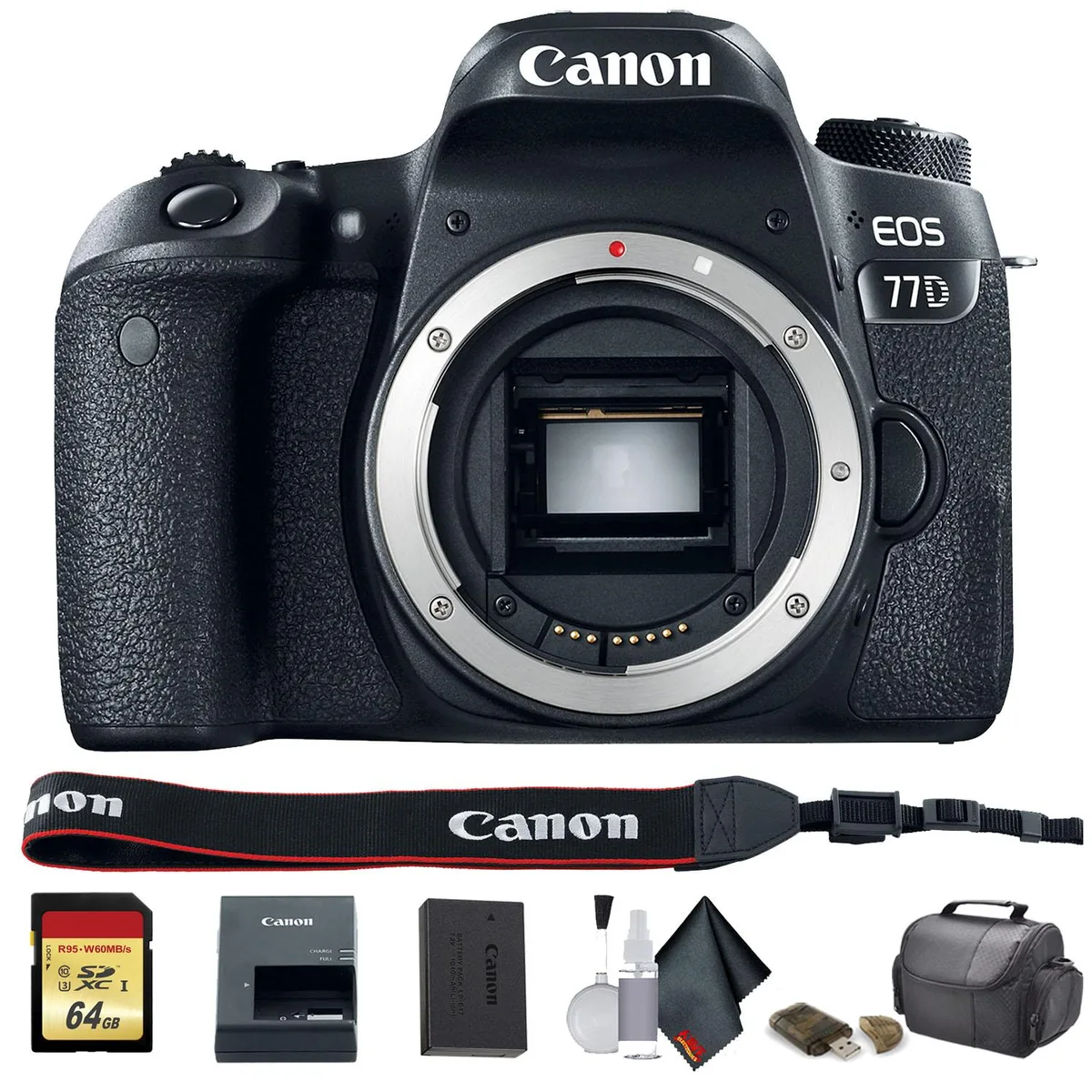 Canon International Canon International EOS 77D DSLR Camera Starter Bundle — product photo